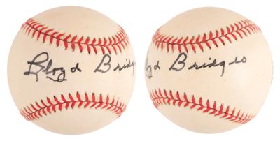 Lot #799 Lloyd Bridges Signed Baseball - Image 1