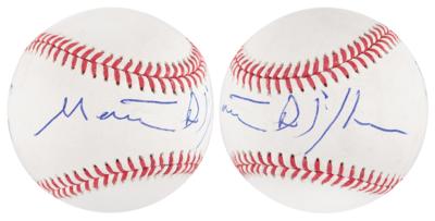 Lot #827 Matt Dillon Signed Baseball - Image 1