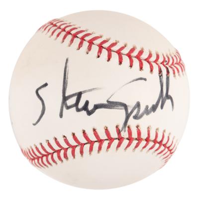 Lot #912 Steven Spielberg Signed Baseball - Image 1