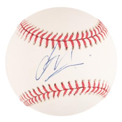 Lot #851 Chris Hemsworth Signed Baseball - Image 1