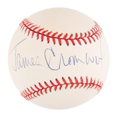 Lot #815 James Cromwell Signed Baseball - Image 1