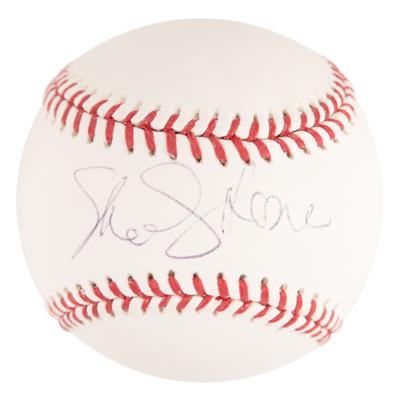 Lot #920 Sharon Stone Signed Baseball - Image 1