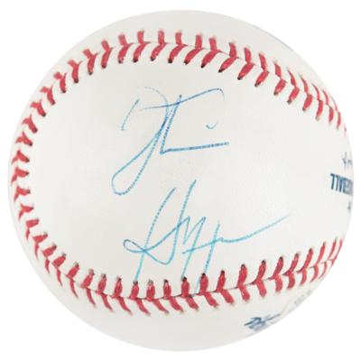 Lot #855 Dustin Hoffman Signed Baseball - Image 1