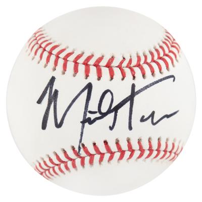 Lot #924 Miles Teller Signed Baseball - Image 1