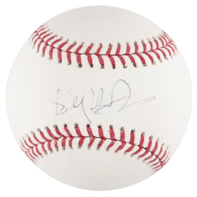 Lot #927 Billy Bob Thornton Signed Baseball - Image 1