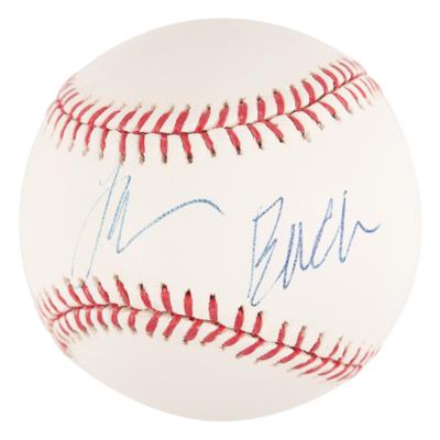 Lot #819 John Cusack Signed Baseball - Image 1