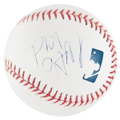 Lot #856 Philip Seymour Hoffman Signed Baseball - Image 1