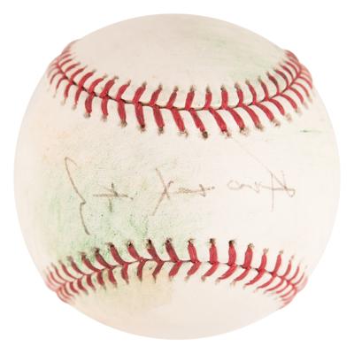 Lot #874 Jet Li Signed Baseball - Image 1