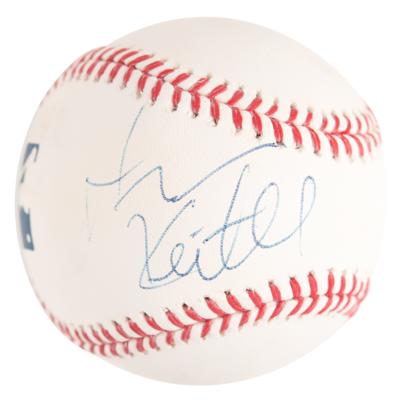 Lot #863 Harvey Keitel Signed Baseball - Image 1