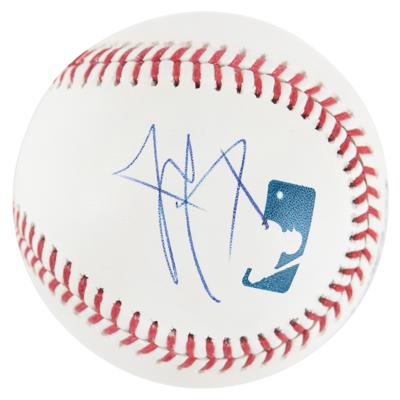 Lot #810 John Cena Signed Baseball - Image 1