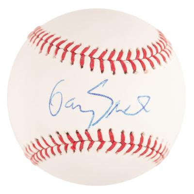 Lot #910 Gary Sinise Signed Baseball - Image 1