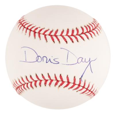 Lot #820 Doris Day Signed Baseball - Image 1