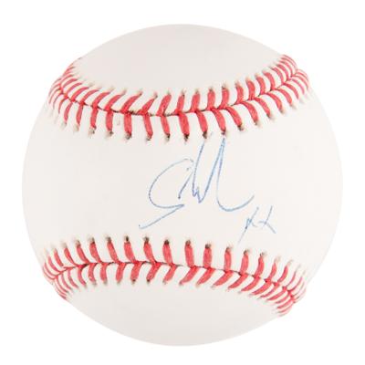 Lot #759 Shawn Mendes Signed Baseball - Image 1