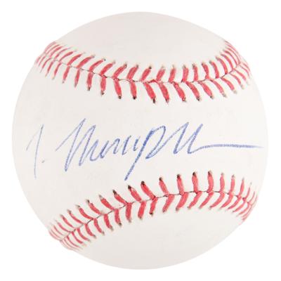 Lot #926 Tessa Thompson Signed Baseball - Image 1