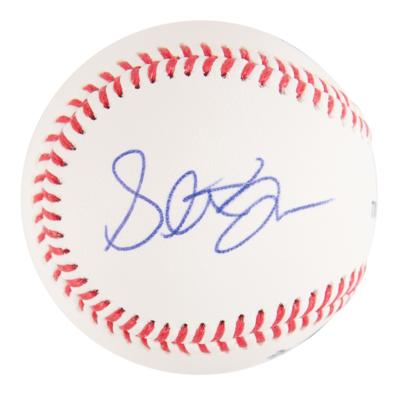 Lot #900 Seth Rogen Signed Baseball - Image 1