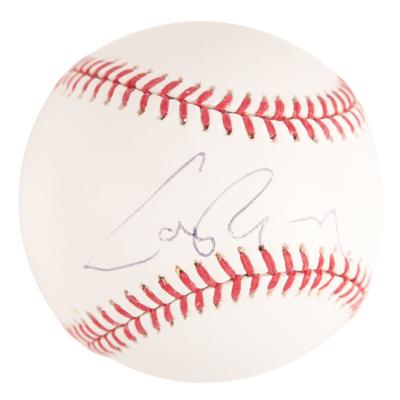 Lot #756 Lady Gaga Signed Baseball - Image 1