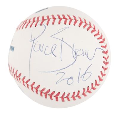 Lot #800 Pierce Brosnan Signed Baseball