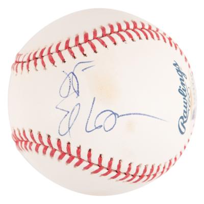 Lot #842 Jeff Goldblum Signed Baseball - Image 1