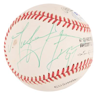 Lot #841 Mel Gibson Signed Baseball - Image 1