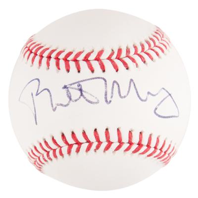 Lot #886 Bill Murray Signed Baseball - Image 1