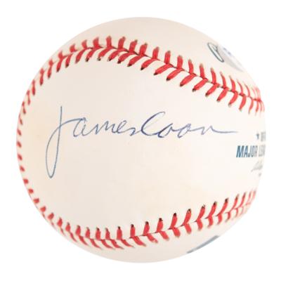 Lot #804 James Caan Signed Baseball - Image 1