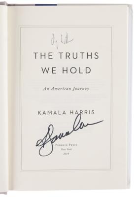 Lot #71 Kamala Harris and Doug Emhoff Signed Book - Image 4