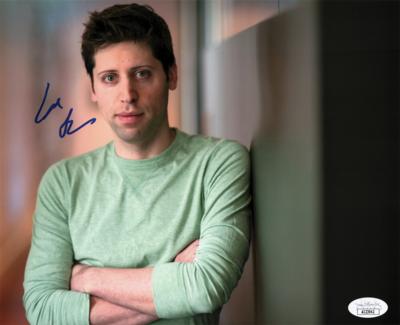 Lot #227 Sam Altman Signed Photograph - Image 1