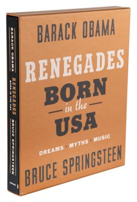 Lot #104 Barack Obama and Bruce Springsteen Signed Book - Renegades: Born in the USA - Image 5