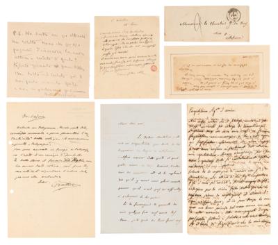 Lot #571 Unification of Italy Letter and Poem Collection from Patriots Arnaldo Fusinato, Giuseppe Mazzini, Cesare Battisti, and Others - Image 10