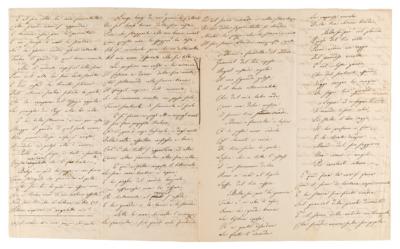 Lot #571 Unification of Italy Letter and Poem Collection from Patriots Arnaldo Fusinato, Giuseppe Mazzini, Cesare Battisti, and Others - Image 6