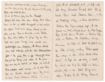 Lot #197 Otto Hahn War-Dated 24-Page Autograph Letter Signed from the Western Front, Sending Holiday Wishes and News of the ‘Christmas Truce’ Miracle - Image 11