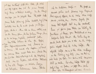 Lot #197 Otto Hahn War-Dated 24-Page Autograph Letter Signed from the Western Front, Sending Holiday Wishes and News of the ‘Christmas Truce’ Miracle - Image 4