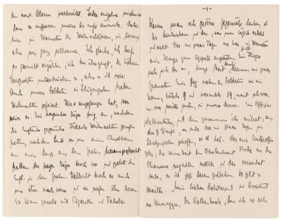 Lot #197 Otto Hahn War-Dated 24-Page Autograph Letter Signed from the Western Front, Sending Holiday Wishes and News of the ‘Christmas Truce’ Miracle - Image 6