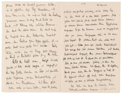 Lot #197 Otto Hahn War-Dated 24-Page Autograph Letter Signed from the Western Front, Sending Holiday Wishes and News of the ‘Christmas Truce’ Miracle - Image 7