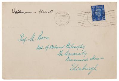 Lot #158 Chaim Weizmann War-Dated Autograph Letter Signed to Max Born: “A strong Jewish State in P’ne is obviously of advantage to the British" - Image 4