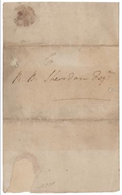 Lot #907 Sarah Siddons Autograph Letter Signed to R. B. Sheridan - Image 2