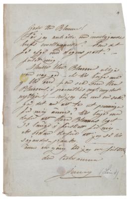 Lot #875 Jenny Lind Autograph Letter Signed - Image 1