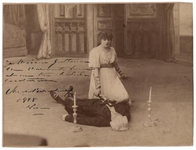 Lot #797 Sarah Bernhardt Signed Photograph