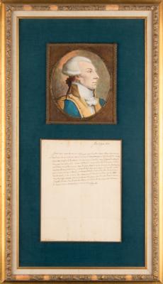 Lot #337 Marquis de Lafayette Autograph Letter