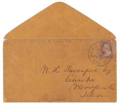 Lot #11 Abraham Lincoln Autograph Letter Signed as an Attorney in Springfield, Illinois - Image 4