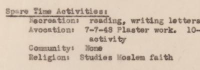 Lot #178 Malcolm X Prison Archive: (80+) Documents with an Autograph Letter Signed, Mug Shot Photograph, and Internal Records - Image 12