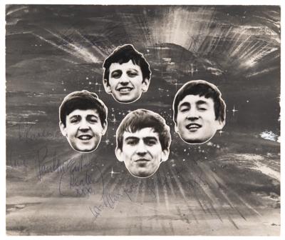 Lot #627 Beatles Signed 1963 'Thank Your Lucky Stars' TV Broadcast Production Title Card - Image 1