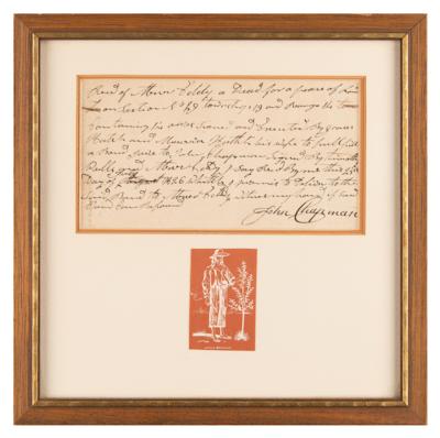 Lot #174 John 'Johnny Appleseed' Chapman Autograph Document Signed - Image 1