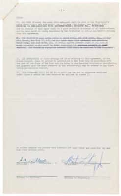 Lot #173 Martin Luther King, Jr. Signed Contract for a Spanish Version of 'Stride Toward Freedom,' with His Literary Agent's File Copy of the Book - Image 4