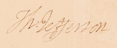 Lot #4 Thomas Jefferson Autograph Letter Signed on Importing European Wine to Monticello - Image 3