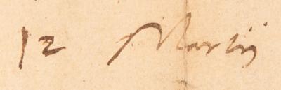 Lot #170 Martin Luther Partial Autograph Letter Signed on Religion: "It is still decreed by God...Amen" - Image 3