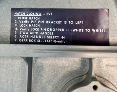 Lot #6405 Apollo Lunar Module Overhead Hatch - Image 3