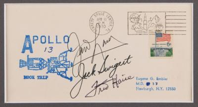 Lot #6243 Apollo 13 Signed 'Launch Day' Cover and (3) Signed Photographs - Image 5