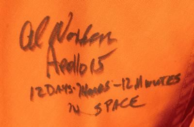 Lot #6322 Al Worden Signed Type CWU-28/P Flight Suit - Image 3