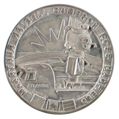 Lot #6445 STS-74 Flown Robbins Medallion